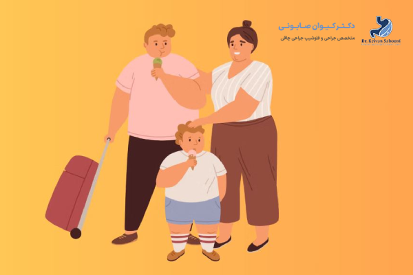 علائم چاقی ارثی از کودکی